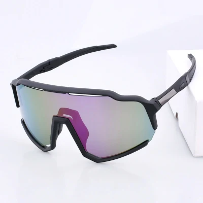  New Fshion Design UV400 Oversize Photochromic Cycling Sun Shades Baseball Sport Sunglasses