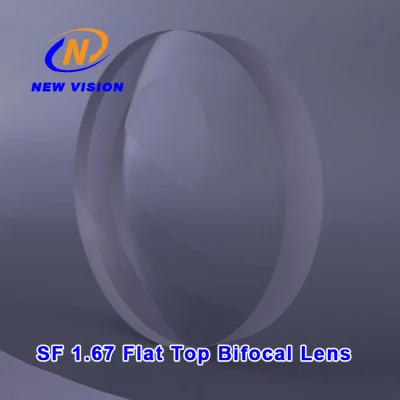  Semi-Finished 1.67 Flat Top Bifocal UC Opitcal Lens