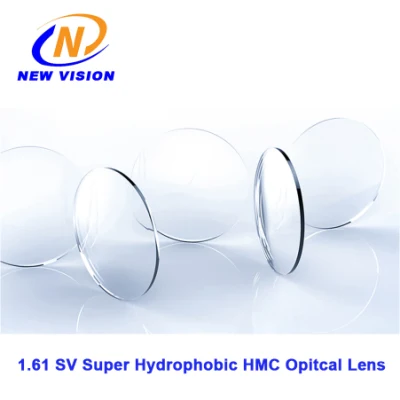 1.61 Single Vision Super Hydrophobic Hmc UV400 Optical Lens