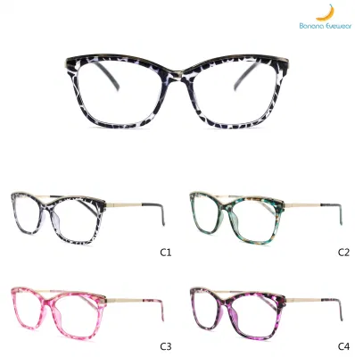 High Quality Women Plastic Injection Spring Hinge Eyeglasses Frames