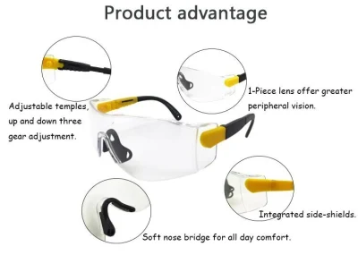  Anti Fog Safety Glasses Yellow Safety Glasses Prescription Clear Lens