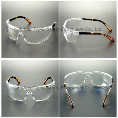 Wraparound Lens Safety Eyeglass with Soft Leg Pad (SG109)
