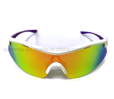 SA0827e02 100% UV Protection Polycarbonate PC Lens Eyewear Sunglasses Eye Glasses High Quality Popular Walking Protective Glasses Mask for Men Women Unisex