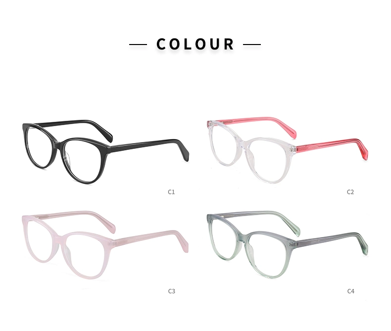 Popular Fashion Cat Eye Acetate Optical Glasses Frames