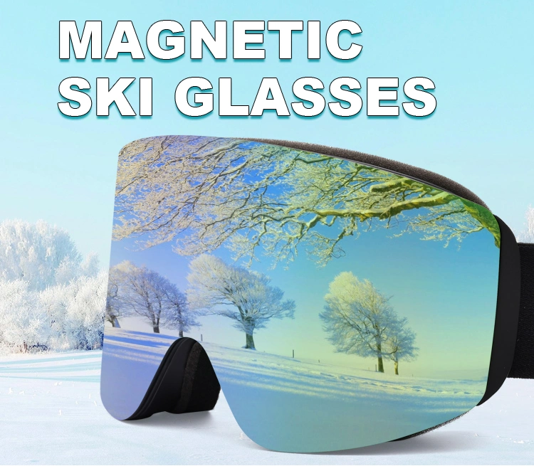 Wholesale Windproof Winter Outdoor Magnetic Snow Boarding Sport Sunglasses