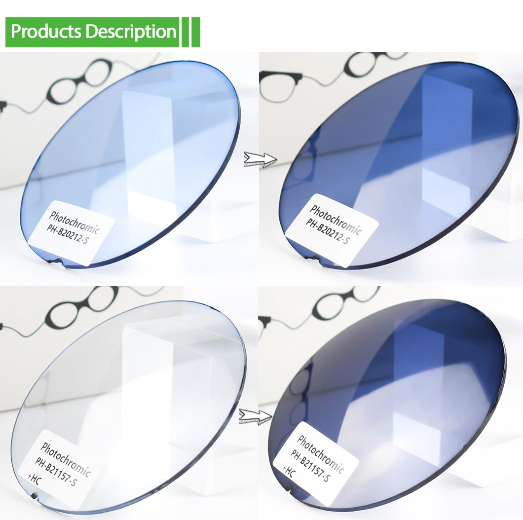 1.49 Cr39 Sunglasses Photochromic Optical Lens China Manufacture