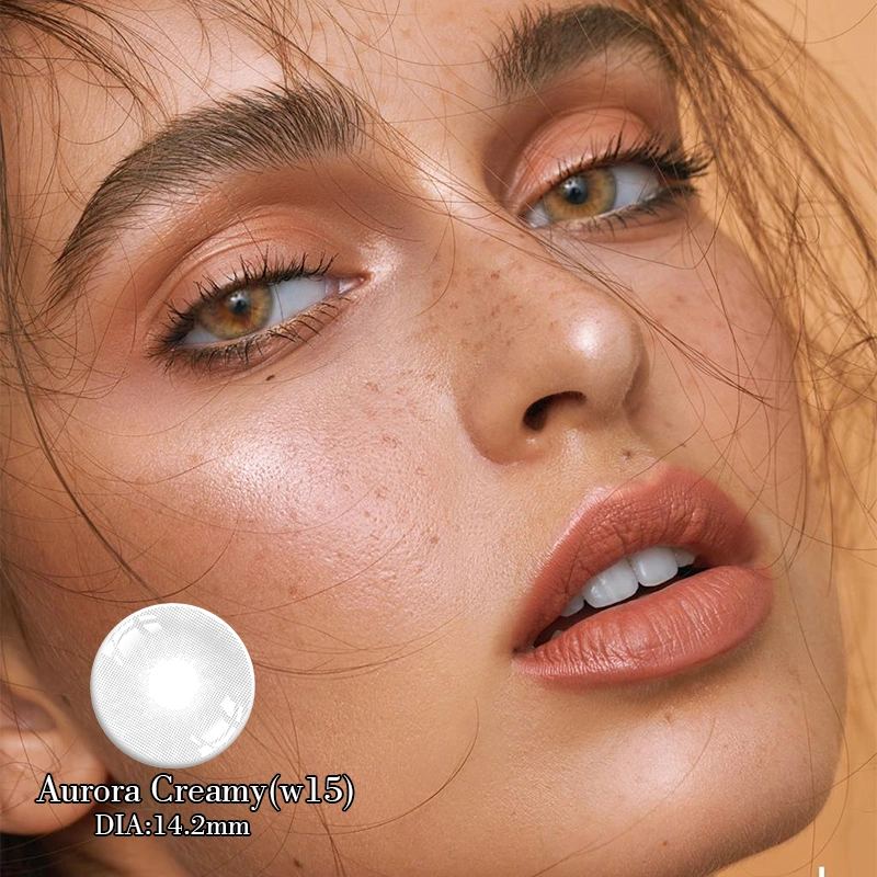 New Arrival Aurora Color Contact Lense Non Prescription Soft Color Contact Lens Women Beautiful Hot Sale Eye Lenses