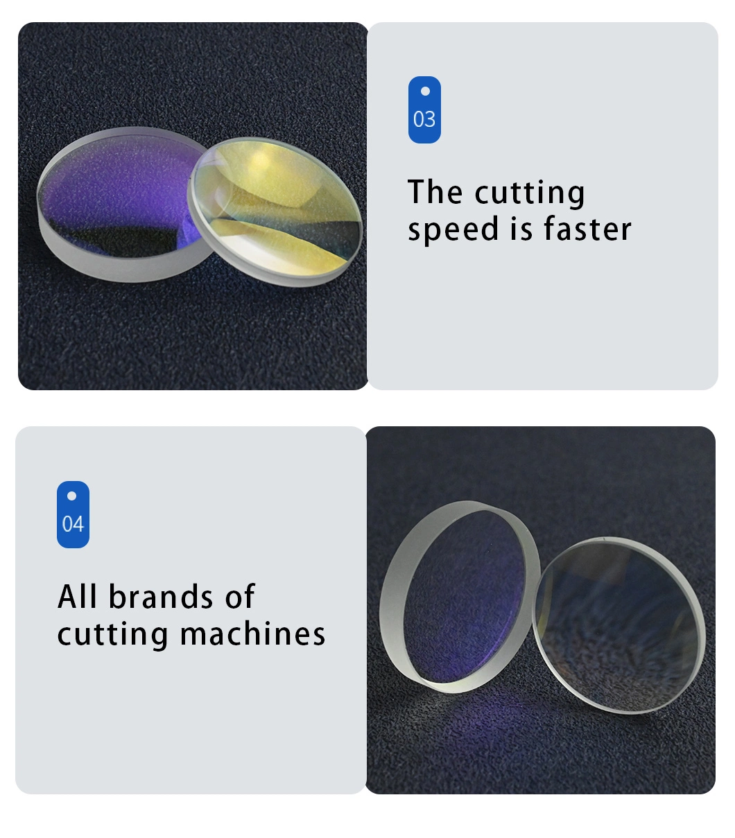 Fiber Cutting Machine Single Composite Collimating Lens D28/D30/D37mm