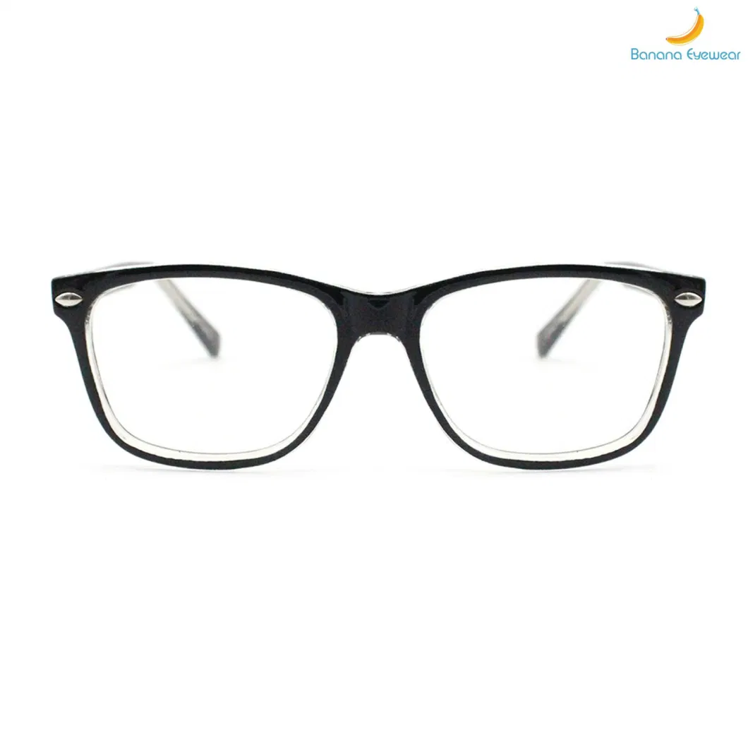 2020 Hot Sell Classic Injection Square Eyewear Optical Eyeglasses for Men