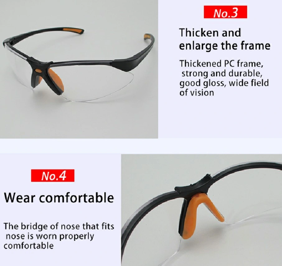 Professional Anti-Fog Manufacture Z87 Safety Glasses En166 Industrial Safety Glasses