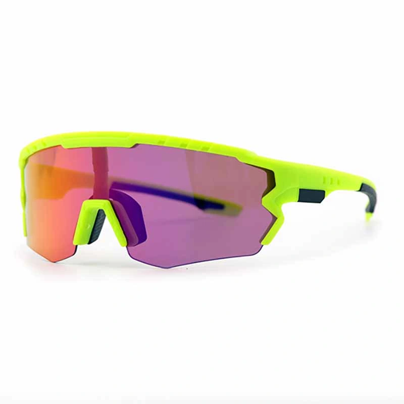 New High Quality Red Mirrored Polarized Sport Sunglasses