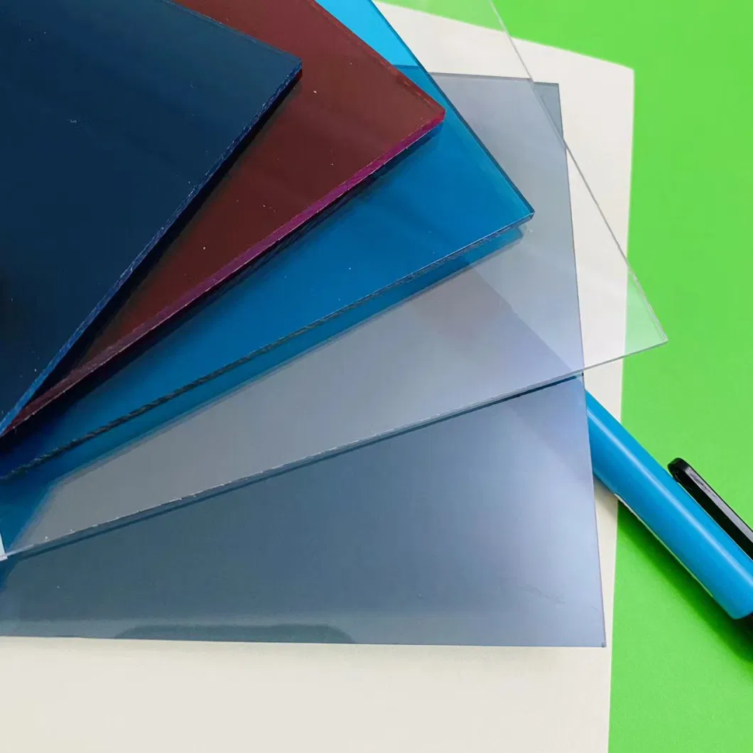 19 mm Plastic Hollow Polycarbonate Sheet 20mm Green Blue Sun Shade Sheets