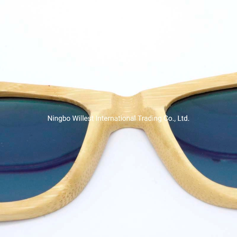 Green Bamboo Wood Sunglasses for Summer Biodegradable