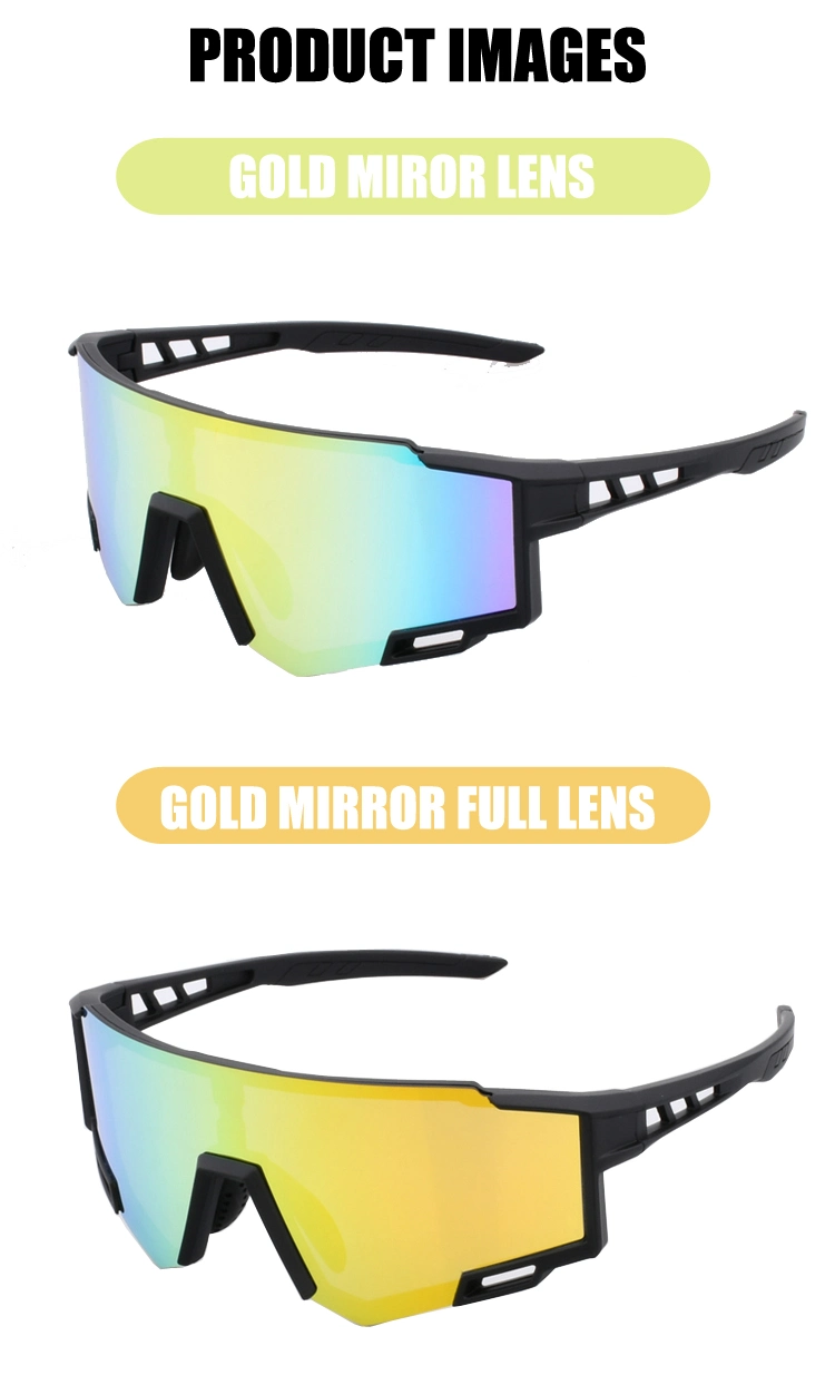 Free Sample 3 Sets of Lens Uy076 Outdoor Photochromic Cycling Sunglasses Sports Polarized