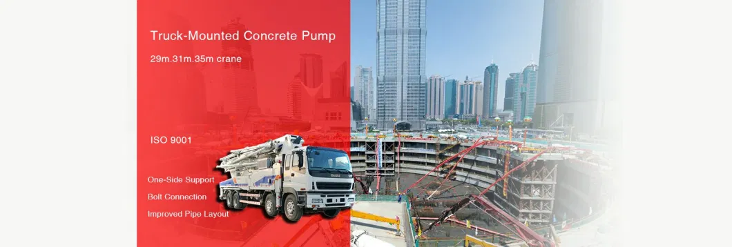 18MPa 100cbm Used Concrete Trailer Pump Zoomlion Truck Mounted Concrete Line Pump