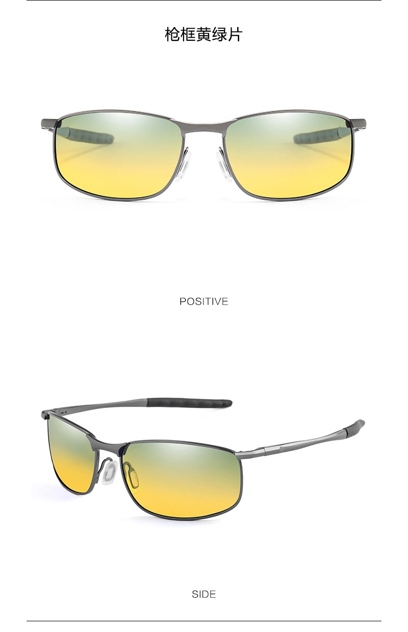 Designer Spring Hinge Alloy Frame Sports Cycling UV400 Photochromic Polarized Sunglasses