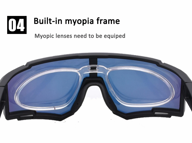 Wholesale Flexible Frame One Piece Sport Sun Glasses Anti UV Cycling Hiking Sunglasses
