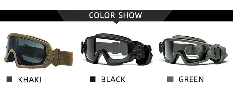 Hot Selling UV Protection Outdoor Shooting Sport Sunglasses Windproof Tactical Goggles Ballistic Glasses