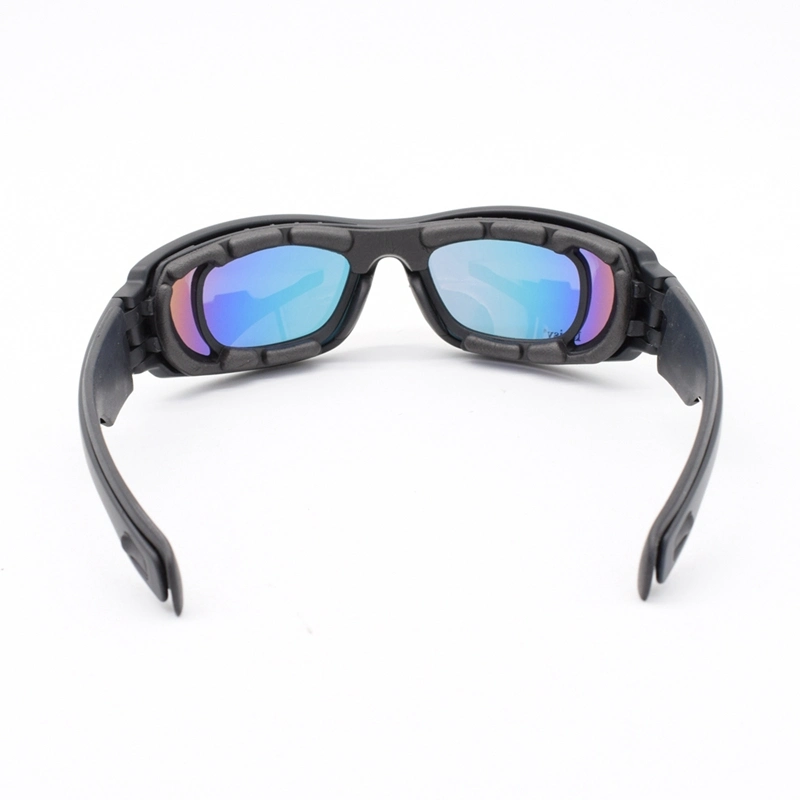 C6 Polarized Glasses CS Tactical Motorcycle Hunting Shooting Bullet-Proof Tactical Glasses with 4 Lens