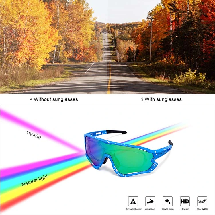 UV400 Prescription Sports Sunglasses for Running Cycling