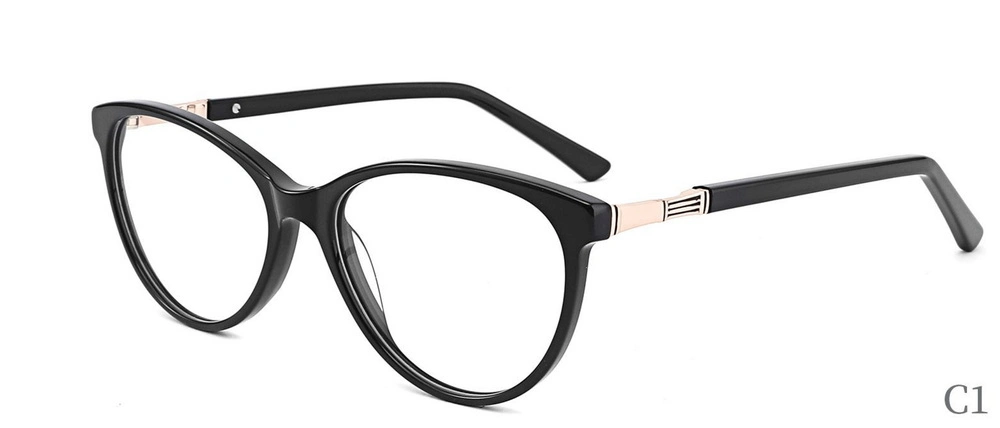 Mix Color Square Unisex Optical Eyeglasses with Customised Logo Fashion Acetate Frame Eyeweares