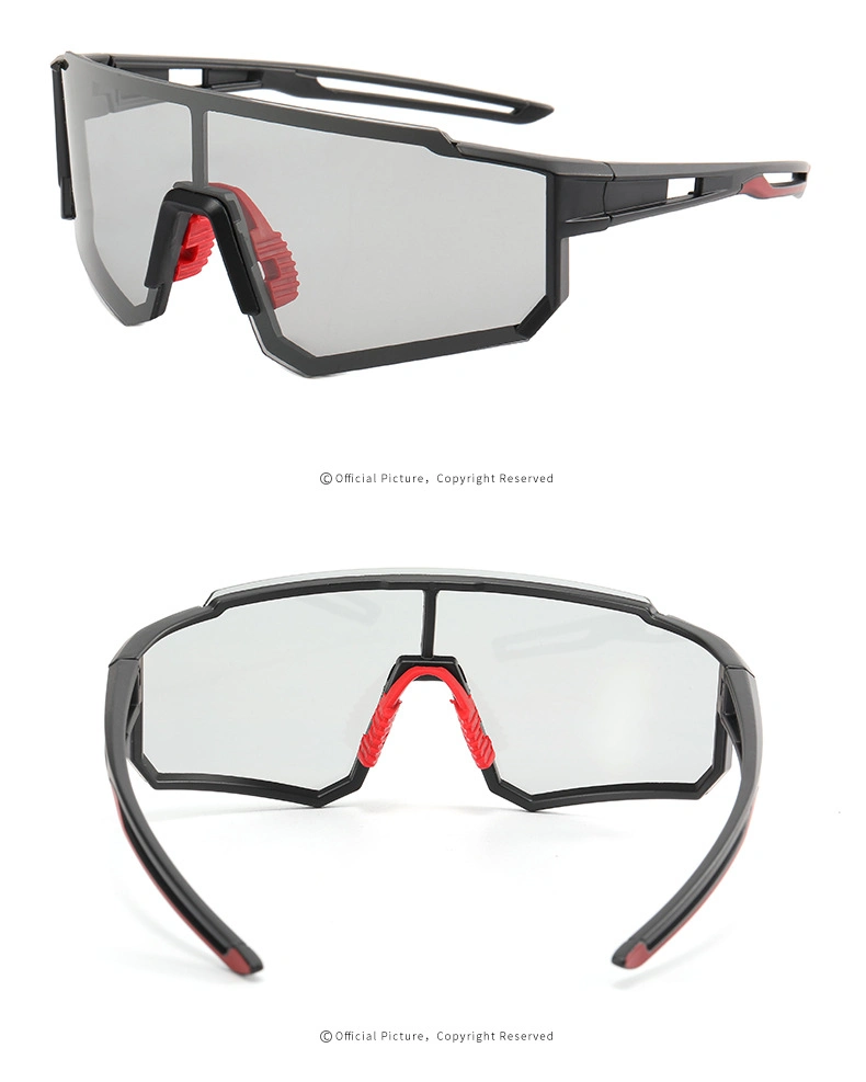 Wholesale Fashion Cycling UV400 Men Women Sports Photochromic Polarized Sunglasses