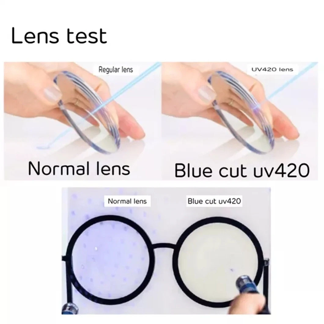 Distributor Ophthalmic Lenses 1.56 Flat Top Bifocal Blue Cut UV420 Optical Lens