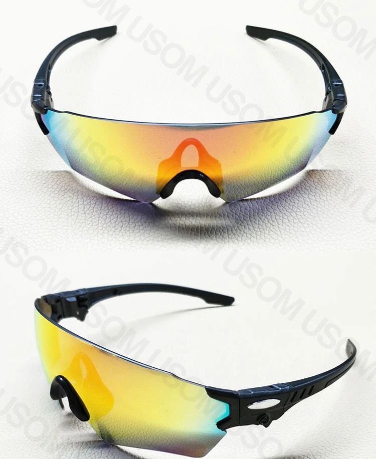 Windproof Sunglasses Large Frame Fashion Cycling Sports Sunglasses Mountain Bike Sports Glasses