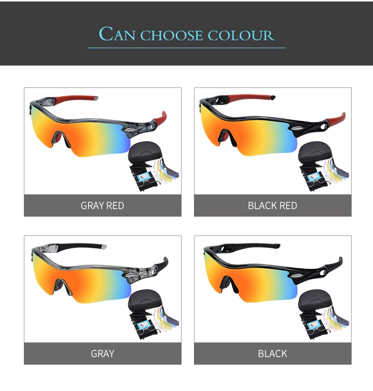 Anlorr 9002 Fashion Oversize Outdoor Sports Sunglasses Photochromic Sport Cycling Glasses