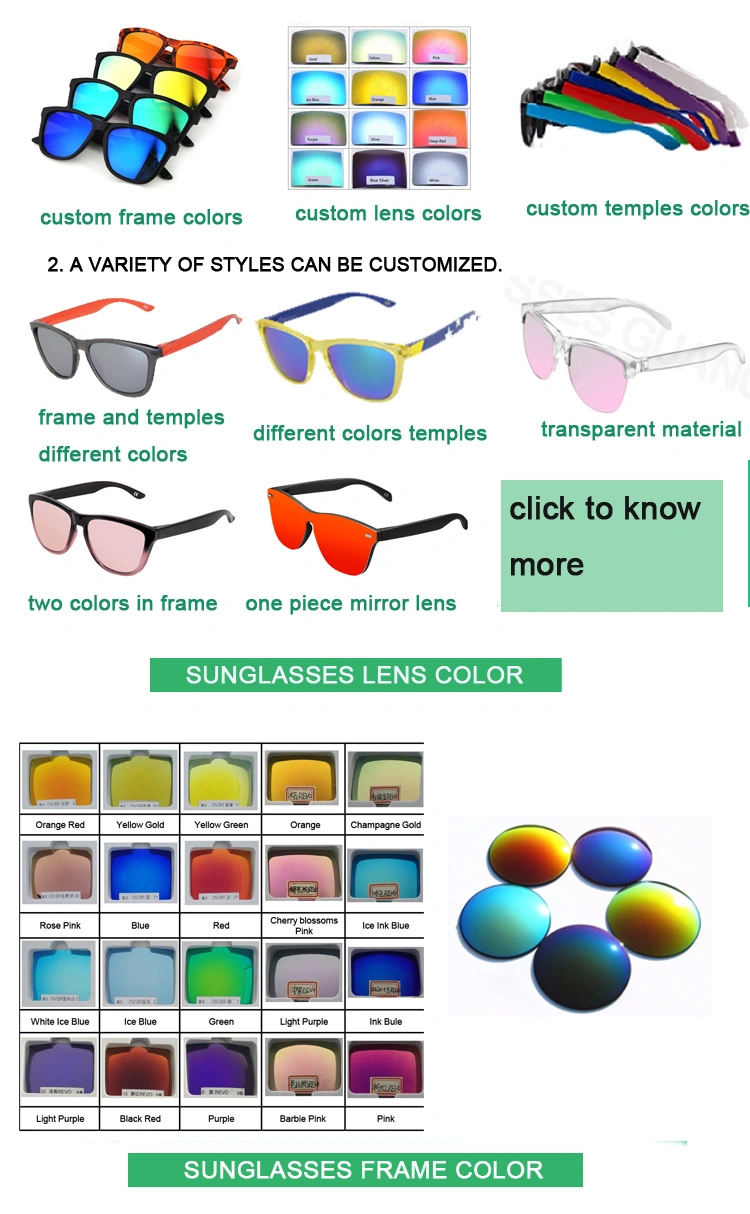 2024 High End Custom Sun Glasses Anti Glare Outdoor Driving Fishing Sunglasses