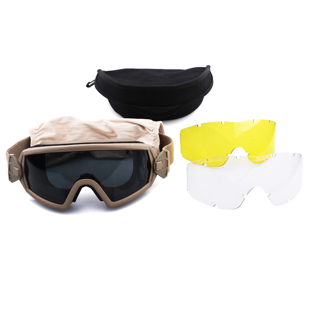 Hot Selling UV Protection Outdoor Shooting Sport Sunglasses Windproof Tactical Goggles Ballistic Glasses