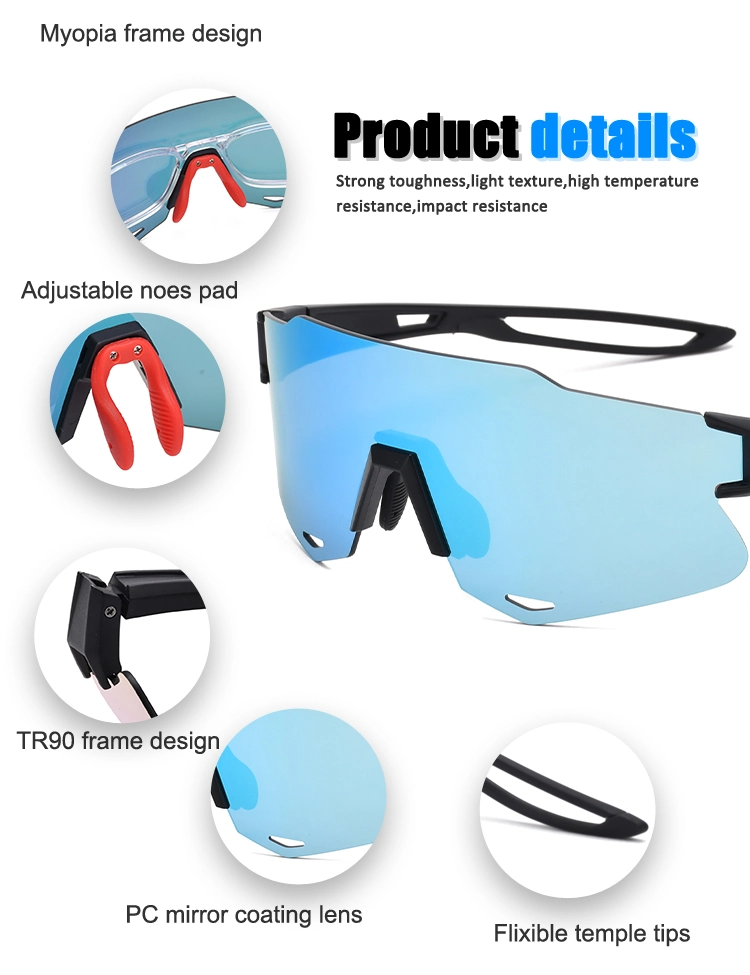 Best Cycling Eyewear Cool Ladies Sports Polarized Fishing Sunglasses for Bike Riding