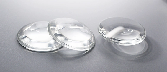 Wholesale Pressed Tempered Glass Clear Half Lens