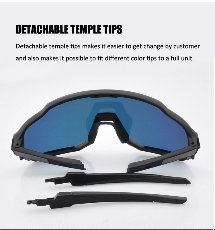 Wholesale Adult Running Sun Shades Fashion Full Frame Oversize Sport Cycling Sunglasses