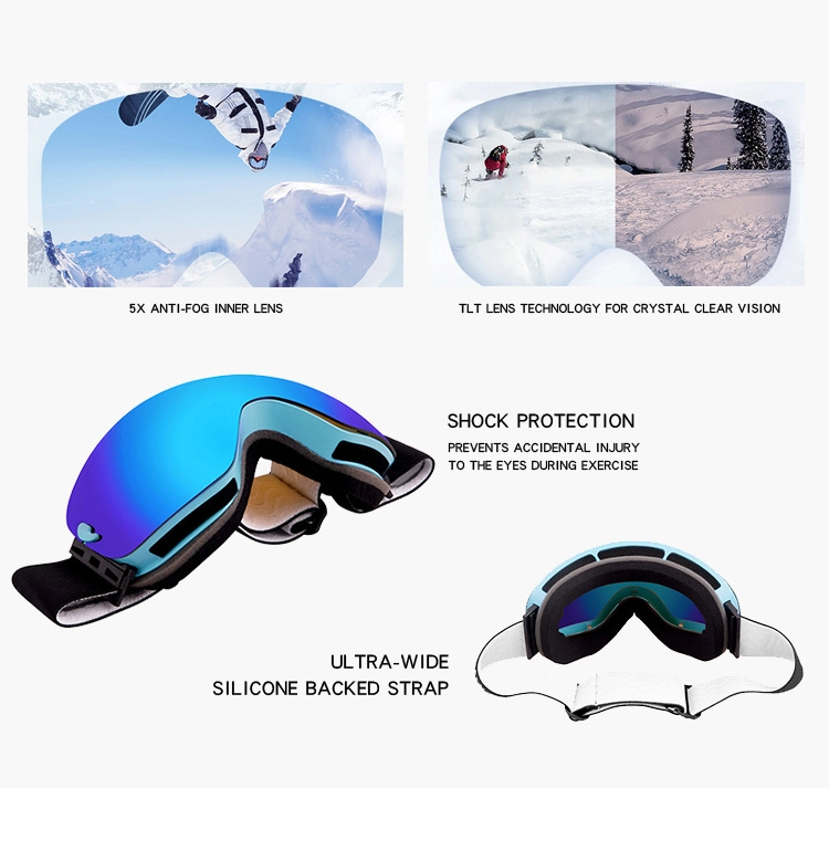 Cheap Prescription Rainbow Coating Sporting Sunglasses Ski Goggles