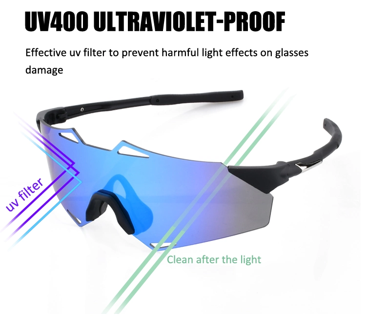 Free Sample 3 Sets of Lens Outdoor Photochromic Cycling Sunglasses Sports Polarized