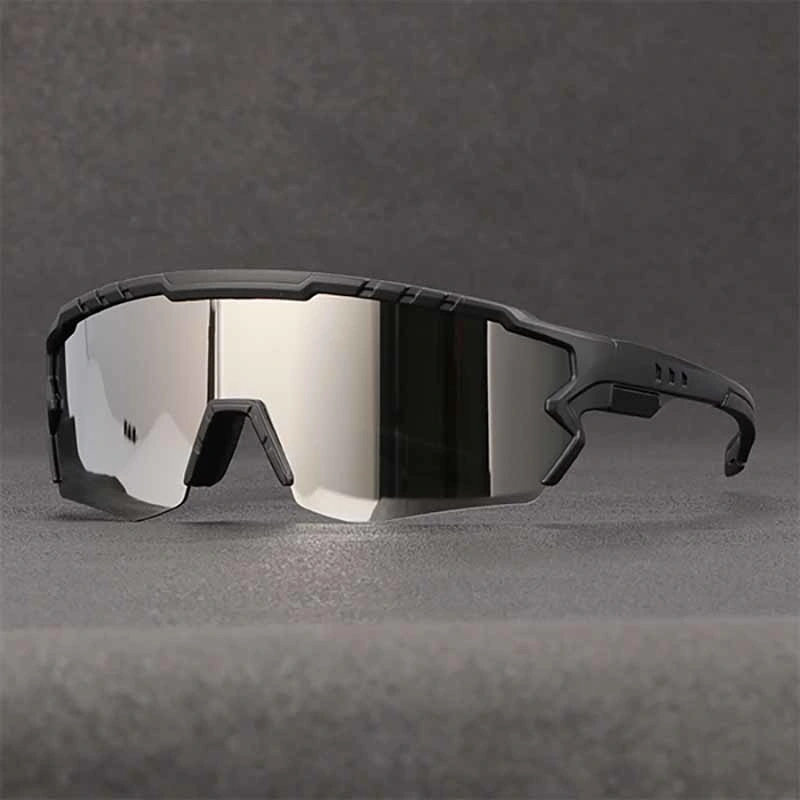 New High Quality Red Mirrored Polarized Sport Sunglasses