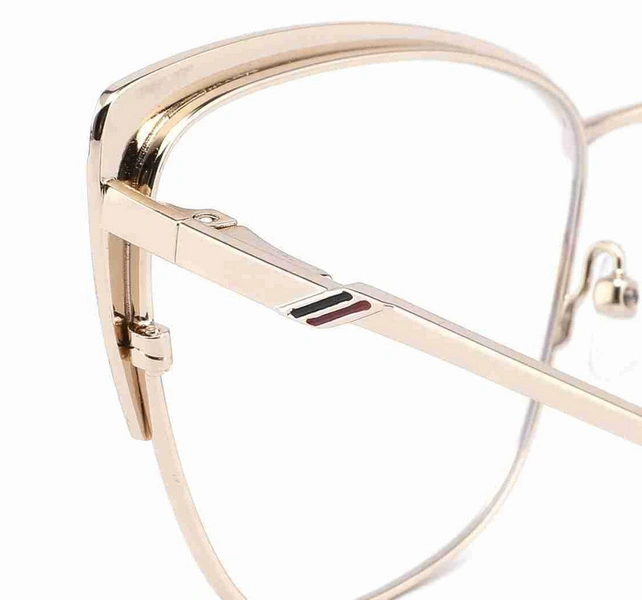 Eyewear Xc62117 Trendy Cat Eye Metal Frames Photochromic Spectacle Glasses Anti Blue Light Optical Frame Women Eyeglasses Wholes