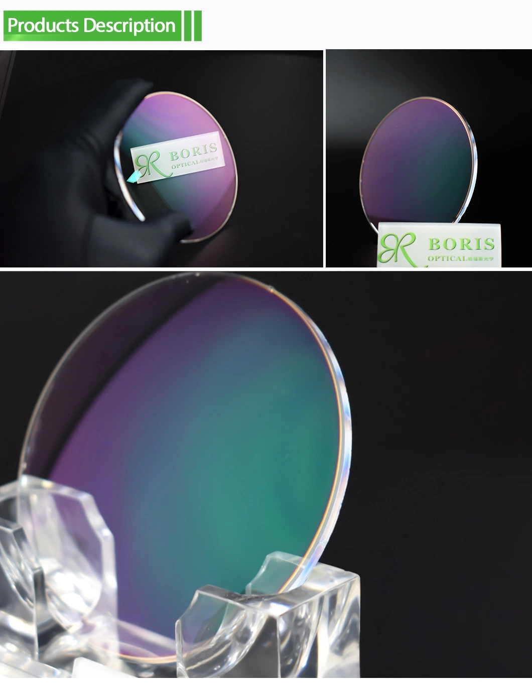 High Index 1.71 Asp UV400 Hmc Single Vision Optical Lenses Hot Sale