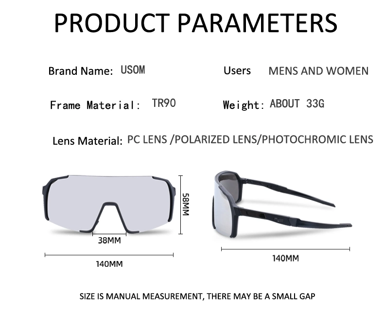 Best Mirrored Cycling Sun Shades UV400 Photochromic Lens Baseball Golf Sport Sunglasses