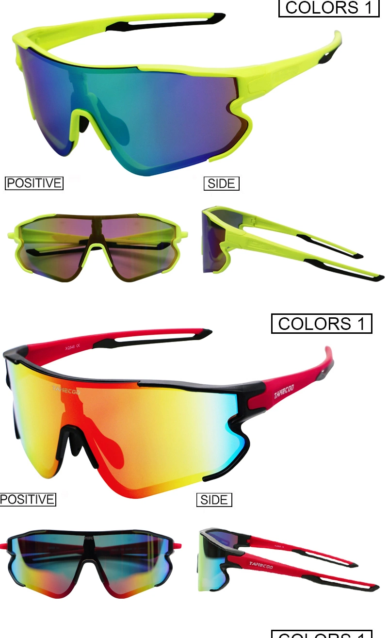 Photochromic Polarized Cycling Eyewear MTB Bike Bicycle Riding Fishing Sport Sunglasses