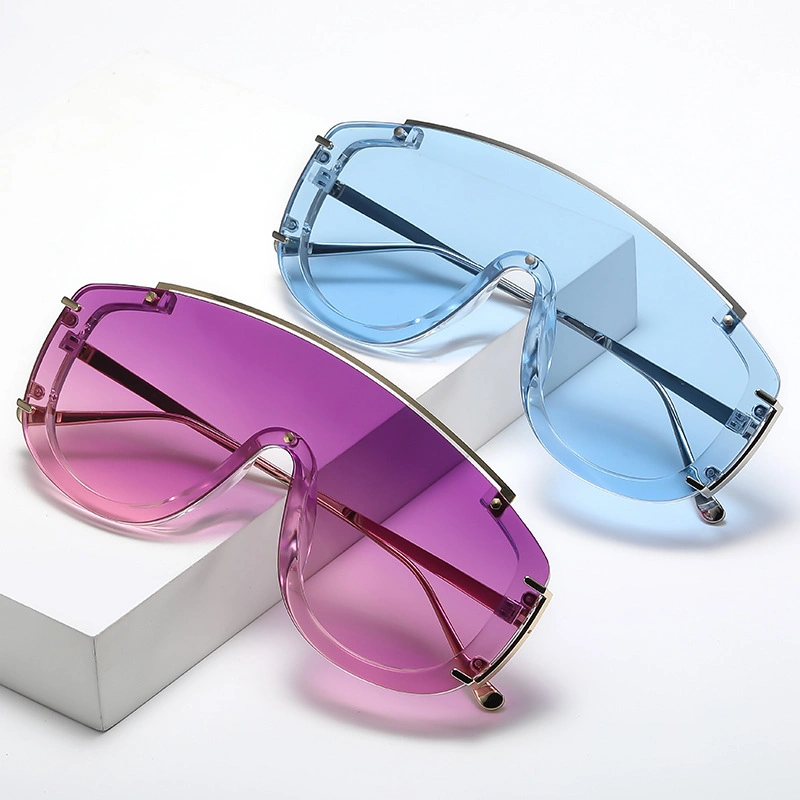 New Arrival 2023 Rimless Sunglasses Luxury Trendy Shades Sunglasses Wholesale Women Fashion Sunglasses High Quality