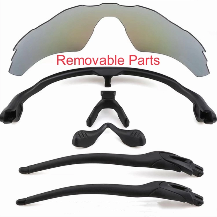 Outdoor Cycling Brand One-Piece Tr90 Frame Sports Photochromic Sunglasses