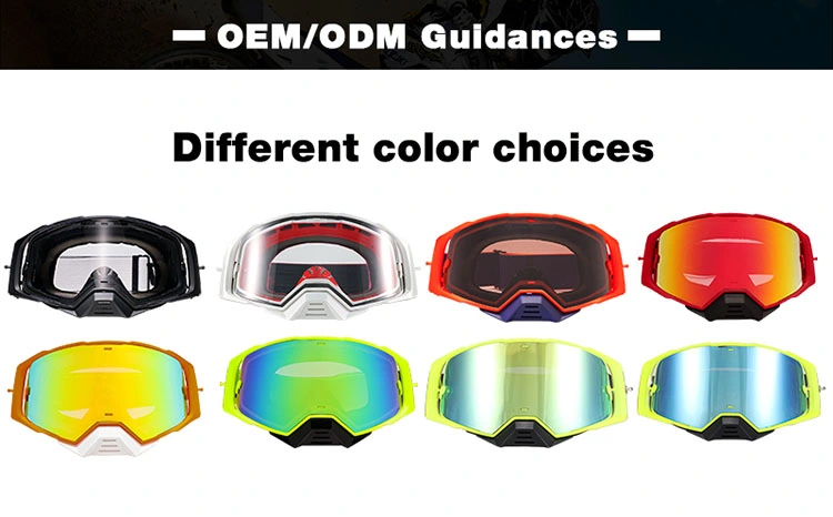 TPU Frame Mx Motorcycle Goggles with Transition Lenses