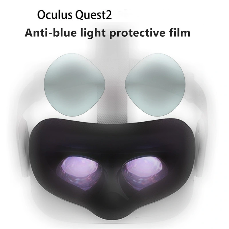 Vr57 Anti Blue Light Film Anti-Blue Protector UV Protection for 3D Vr Glasses Virtual Reality Oculus Quest 2 Lens Vr Screen