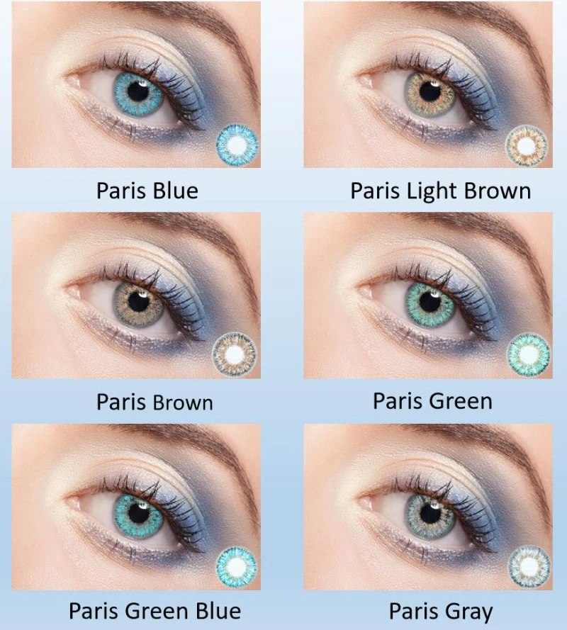 Hotsale Color Contact Lenses for Eye Soft Eyewear Glasses Prescription Lentes De Contacto From Factory / Can OEM
