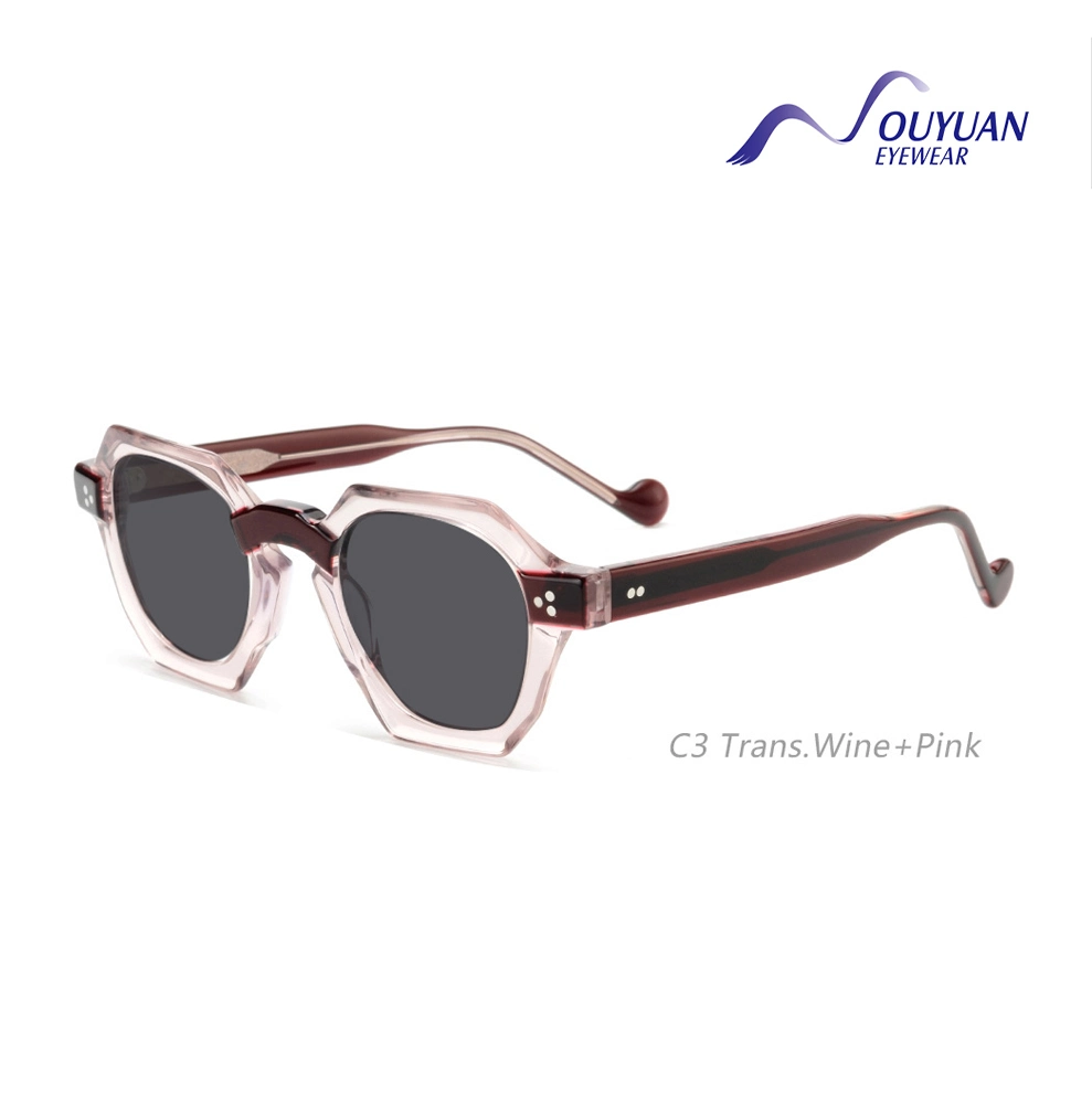 PC New Style Women High Quality Brand Designer Street Acetate Sunglasses