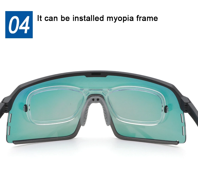 Custom Photochromic Lens Cycling Sunglasses Set