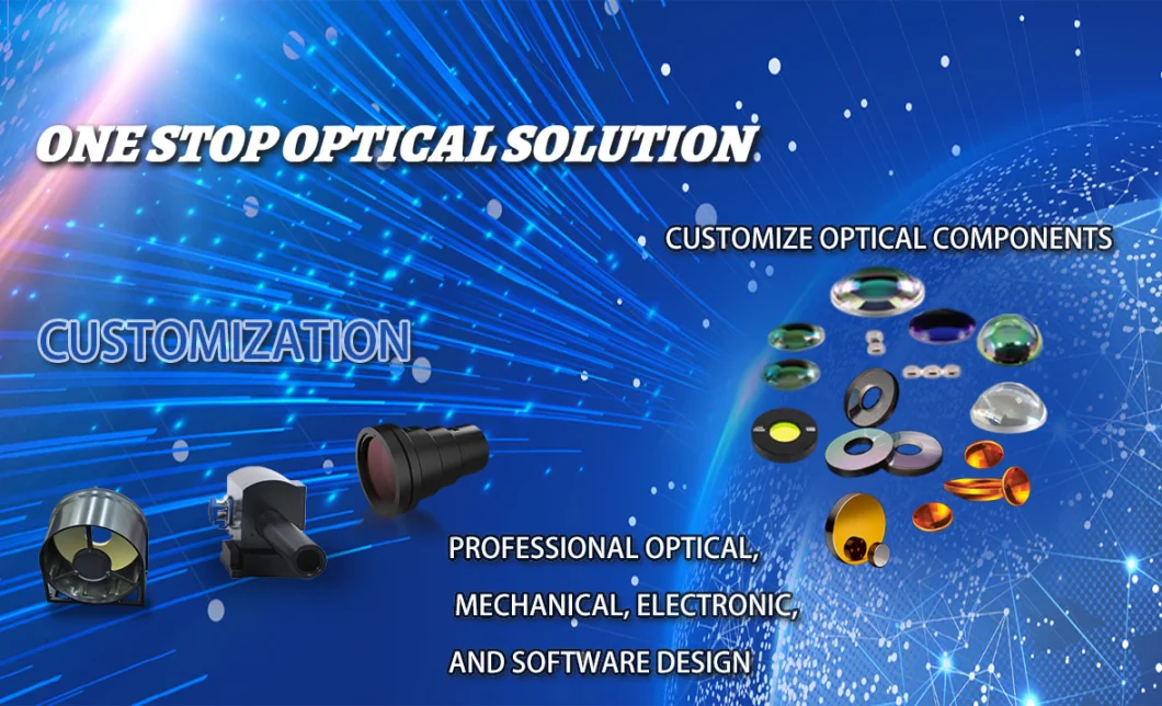 Customized Sapphire/Fused Silica/Bk7 Optical Aspherical Lens