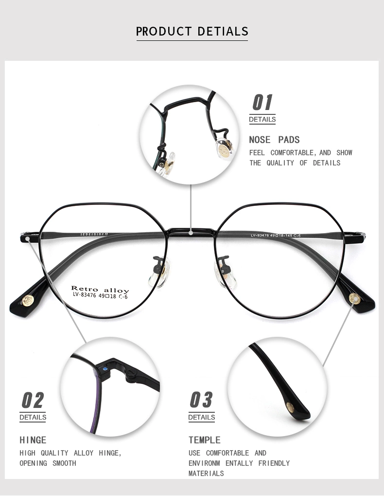 Fashion Reading Optical Eyeglasses Metal Frames, Metal Optical Frames Eyeglasses Optical